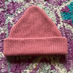Port Beanie (Old Style) French Pink- Merino Wool